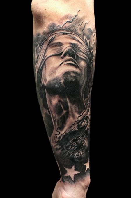 Tattoos - Lady Justice (Cover-up) - 100490
